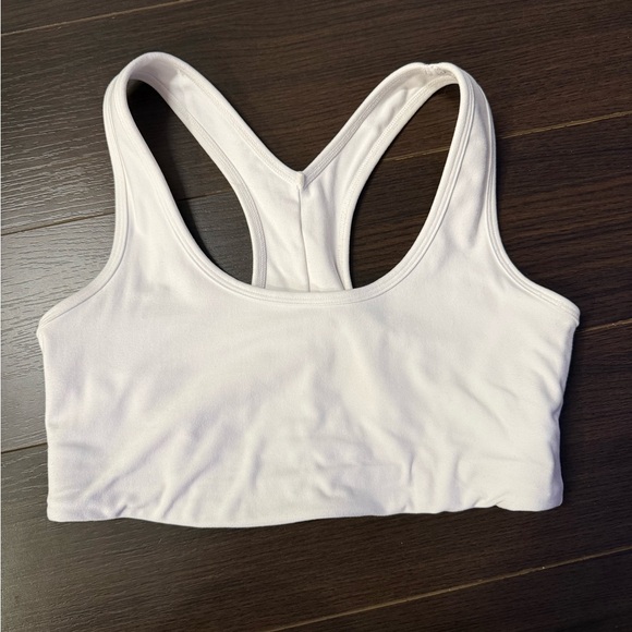 Beyond Yoga Spacedye Simplicity White Sports Bra, Small - Picture 3 of 6